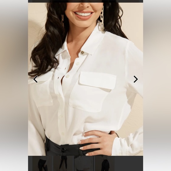 White Shirt Blouse - Size S - Picture 1 of 11